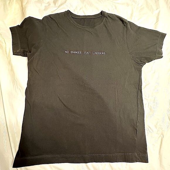 ZRK LDN No Snakes Just Ladders Graphic T-shirt Short sleeved Size Large - Picture 2 of 6